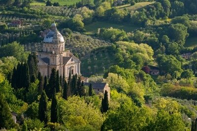 Montepulciano views - church of San Biagio