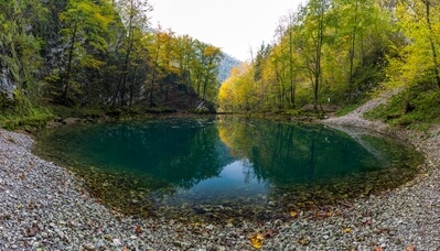 Idrijski Log instagram spots - Wild Lake Idrija