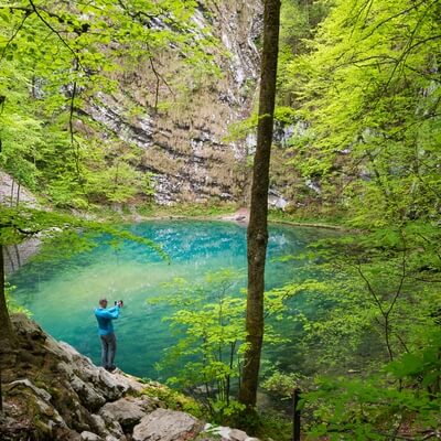 Slovenia pictures - Wild Lake Idrija