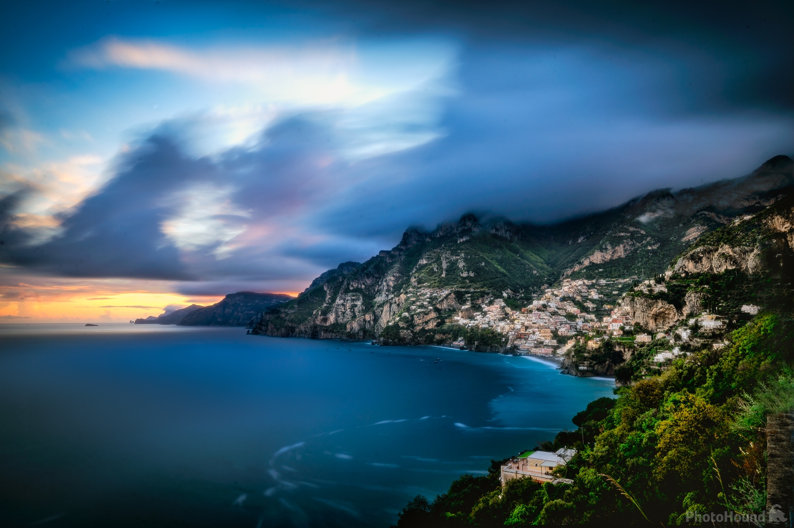 Image of Positano - view from Arienzo by Raimondo Giamberduca