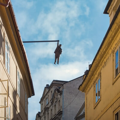 pictures of Prague - Man Hanging Out