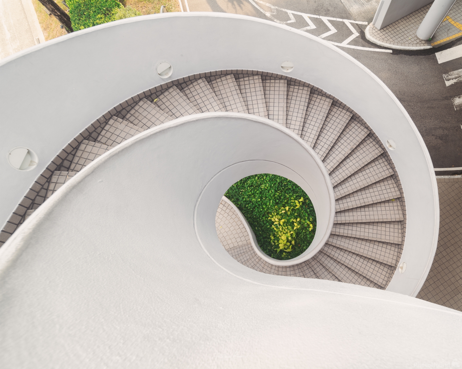 Image of Raffles Blvd Spiral Stairs by Mathew Browne