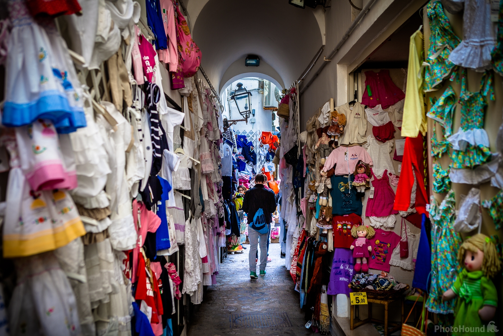 Image of Positano – Via del Saracino Shops and Street Photography by Raimondo Giamberduca
