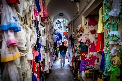 Positano – Via del Saracino Shops and Street Photography