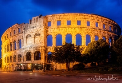 photography locations in Istria - Pula Arena 