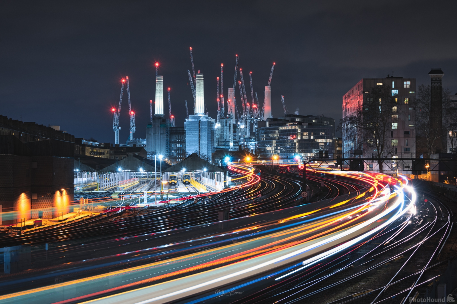 Image of Battersea Power Station from Ebury Bridge by Mathew Browne