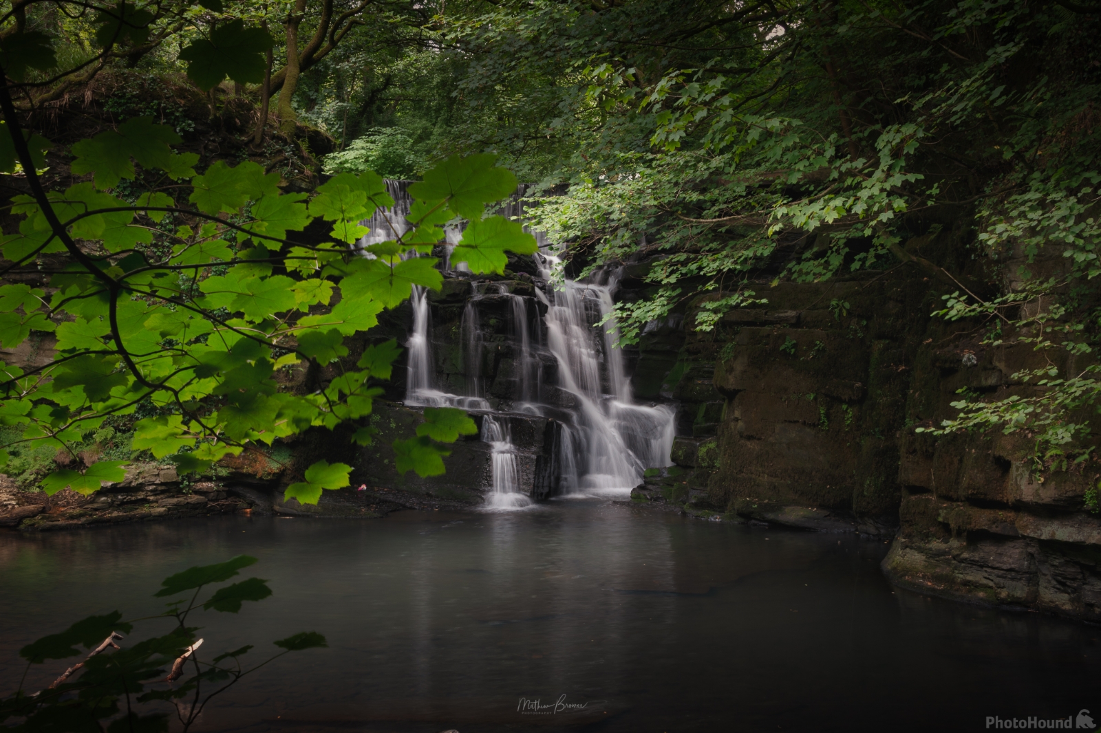 Image of Neath Abbey Waterfall by Mathew Browne