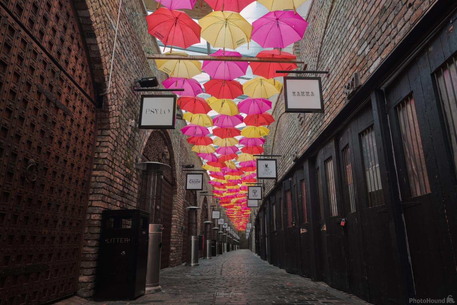 Image of Camden Market Umbrellas by Mathew Browne