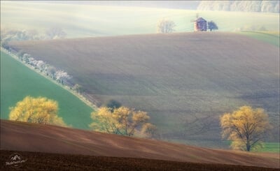 pictures of Southern Moravia - Kunkovice windmill