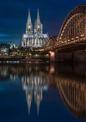 Germany photo locations - Cologne Cathedral & Bridge - Classic Viewpoint