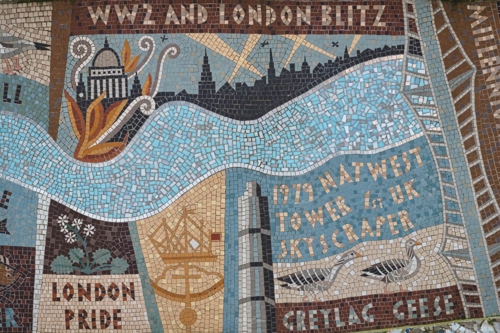 Image of Queenhithe Mosaic by Mathew Browne