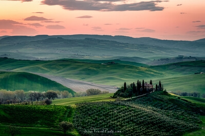 One of the most beautiful views in all of Tuscany