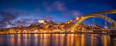 Porto City and Louis I Bridge