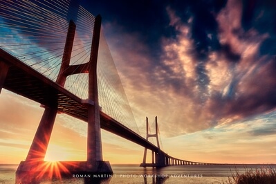 photography locations in Portugal - Vasco da Gama Bridge