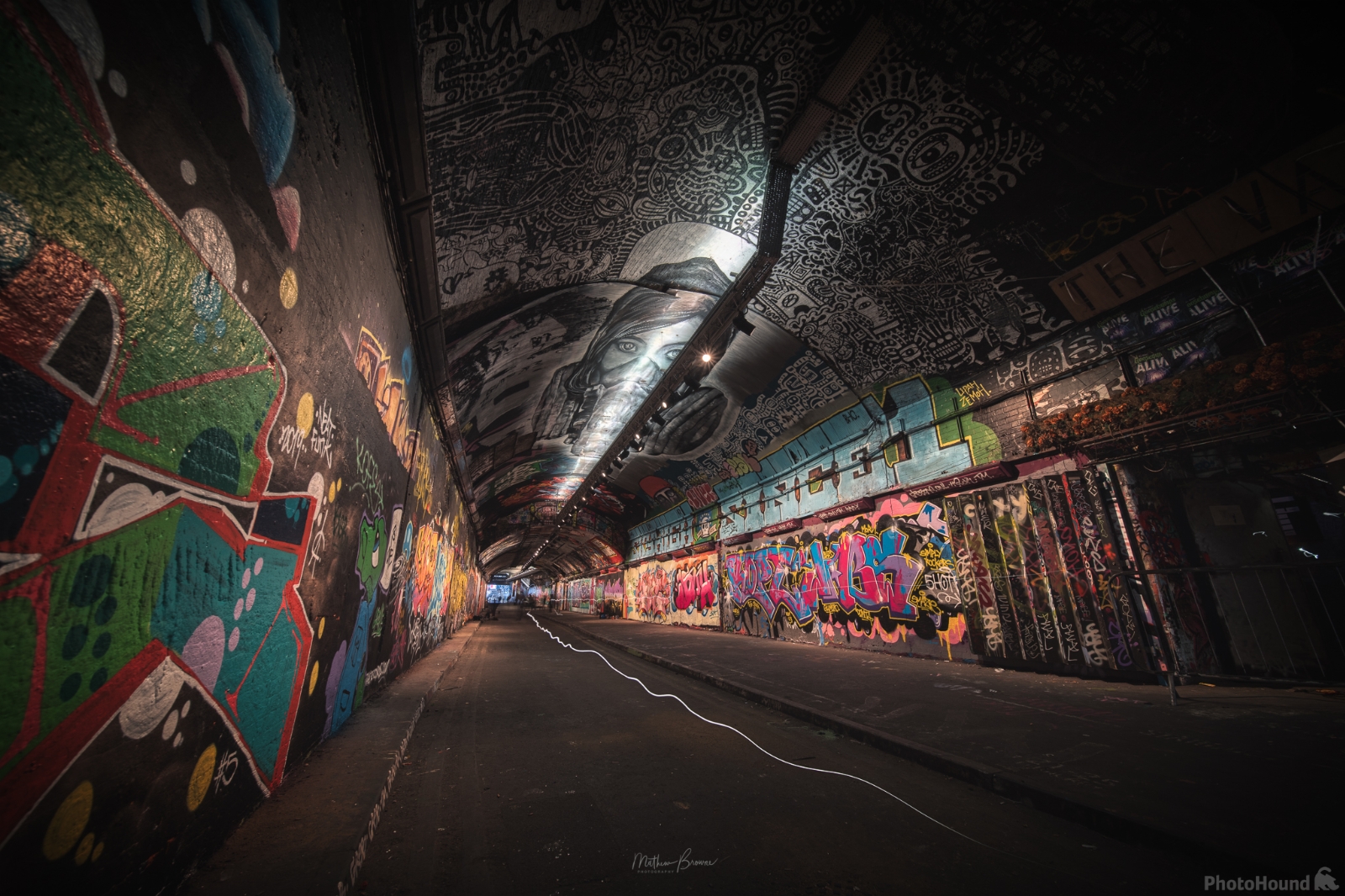 Image of Leake Street Graffiti Tunnel by Mathew Browne