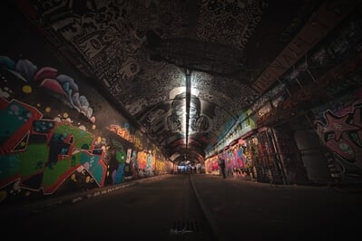 images of London - Leake Street Graffiti Tunnel