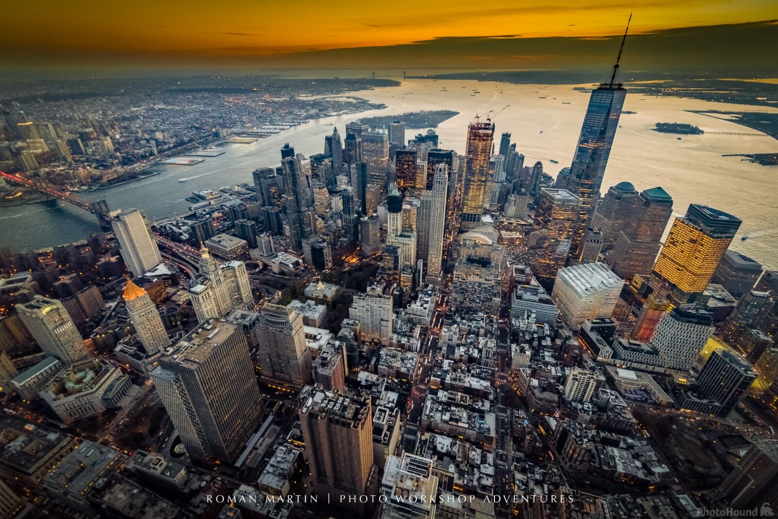 Image of Flight Over Manhattan by Roman Martin
