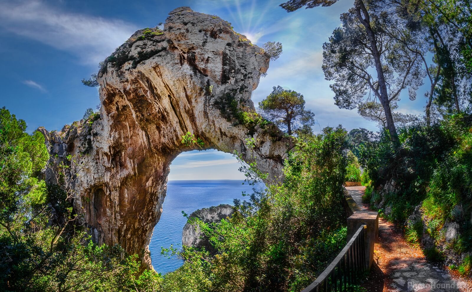 Image of Capri  - The Natural Arch by Raimondo Giamberduca