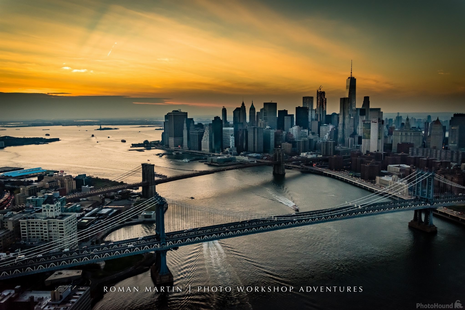 Image of Flight Over Manhattan by Roman Martin