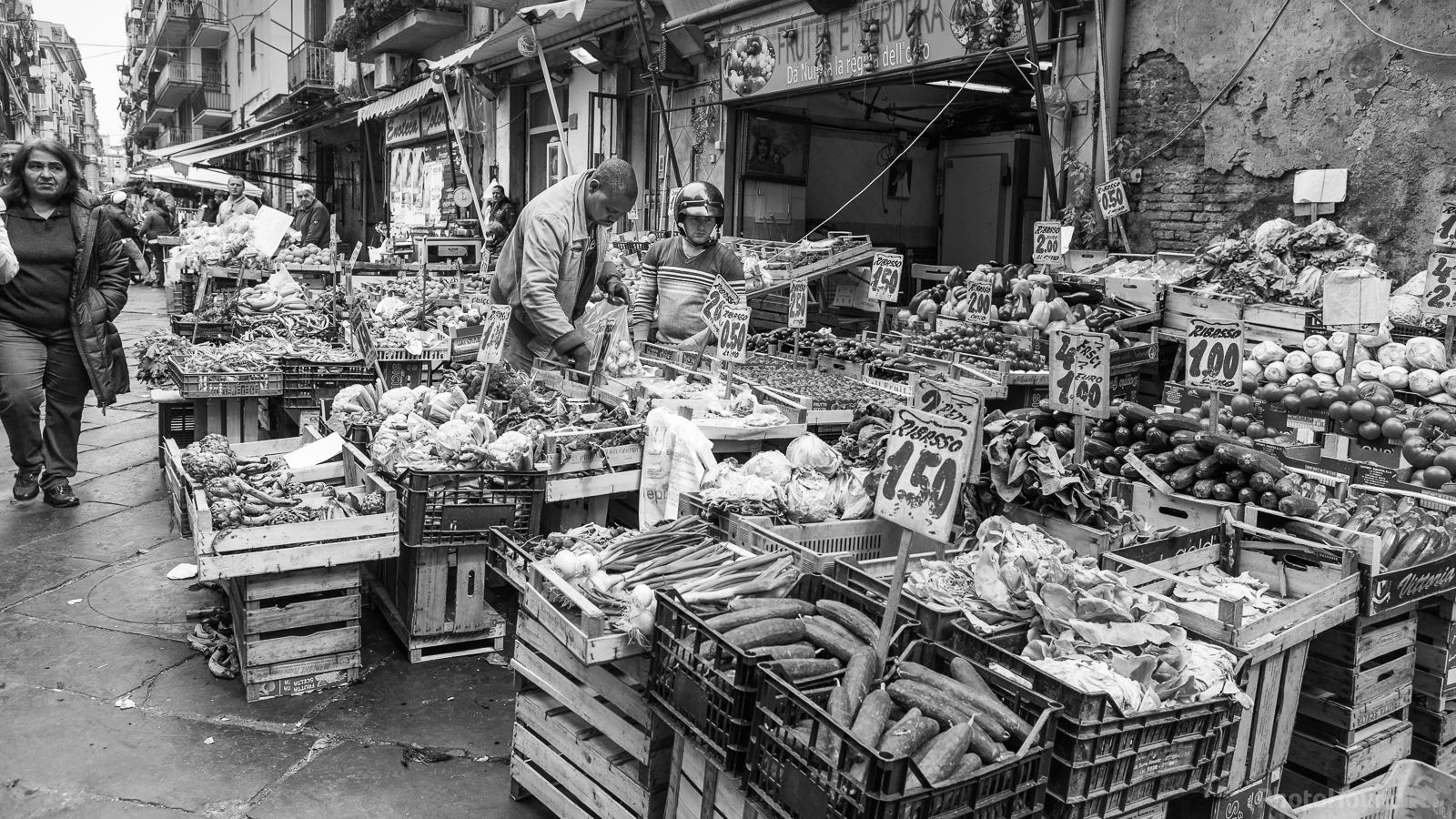 Image of Porta Nolana Fish Market Street Photography by Raimondo Giamberduca