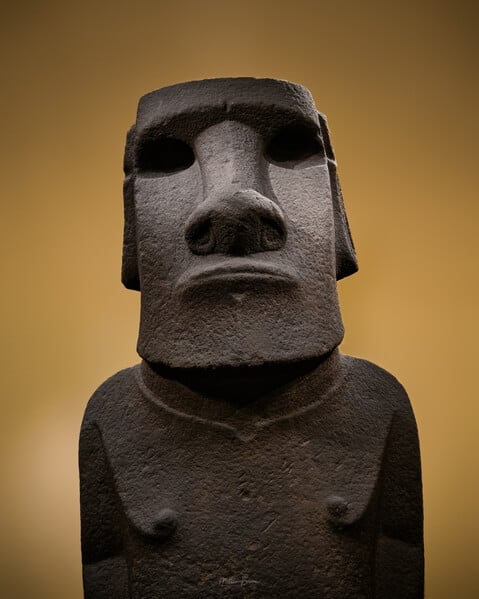 Hoa Hakananai'a, one of the Easter Island moais