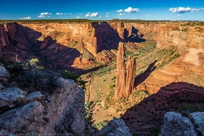 Apache County photography locations - Spider Rock Overlook