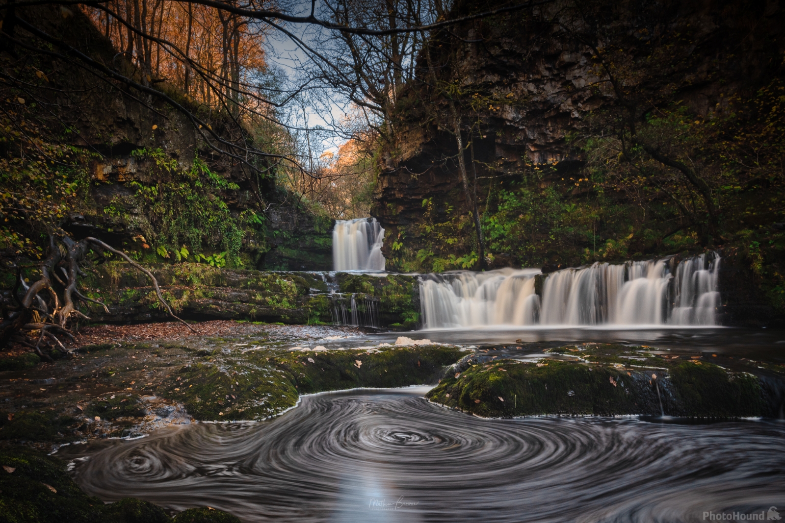 Image of Pontneddfechan - Four Waterfall Walk by Mathew Browne