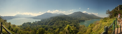 Bali photography locations - Twin Lake Viewpoint