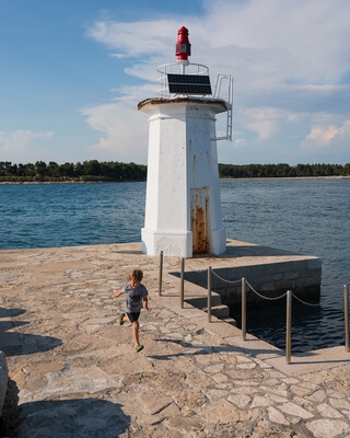 The small lighthouse at Novigrad