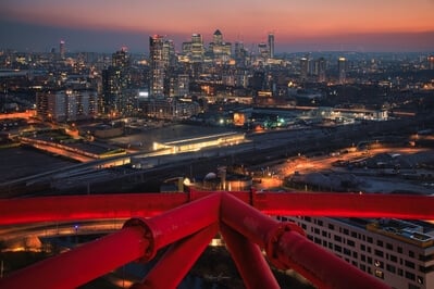 instagram spots in Greater London - View from ArcelorMittal Orbit