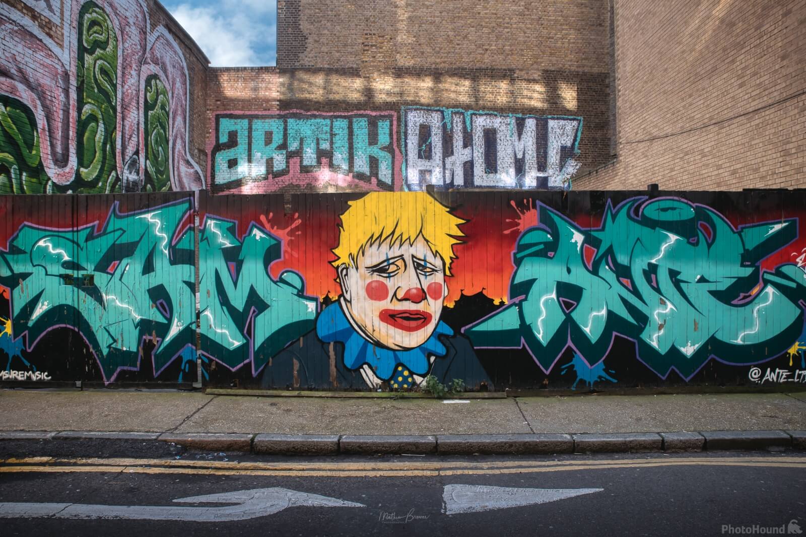 Image of Brick Lane Graffiti - Fashion Street by Mathew Browne