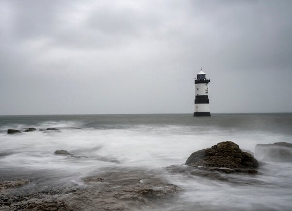 Storm Brian in 2017 at Penmon Point