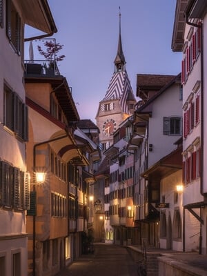 photography spots in Switzerland - Zug Oldtown