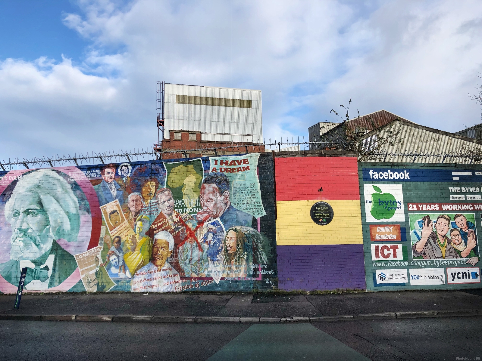 Image of Northumberland Street Murals and Peace Gates by Jules Renahan