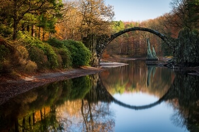 Rakotzbrücke in autumn