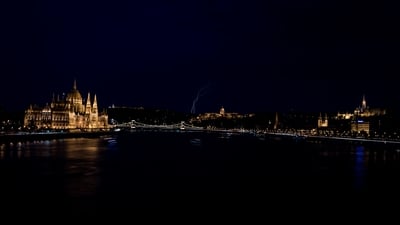 pictures of Budapest - View from Margit Bridge 