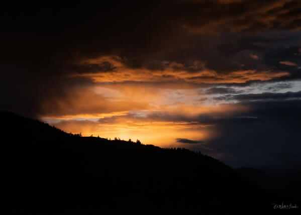 Sunset from Sun Mountain Lodge