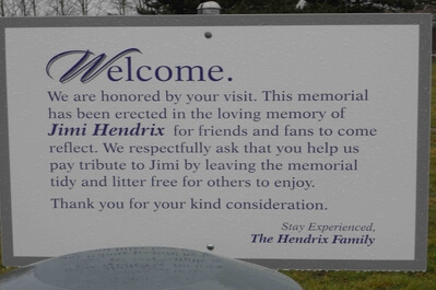 Picture of Jimi Hendrix Memorial - Jimi Hendrix Memorial