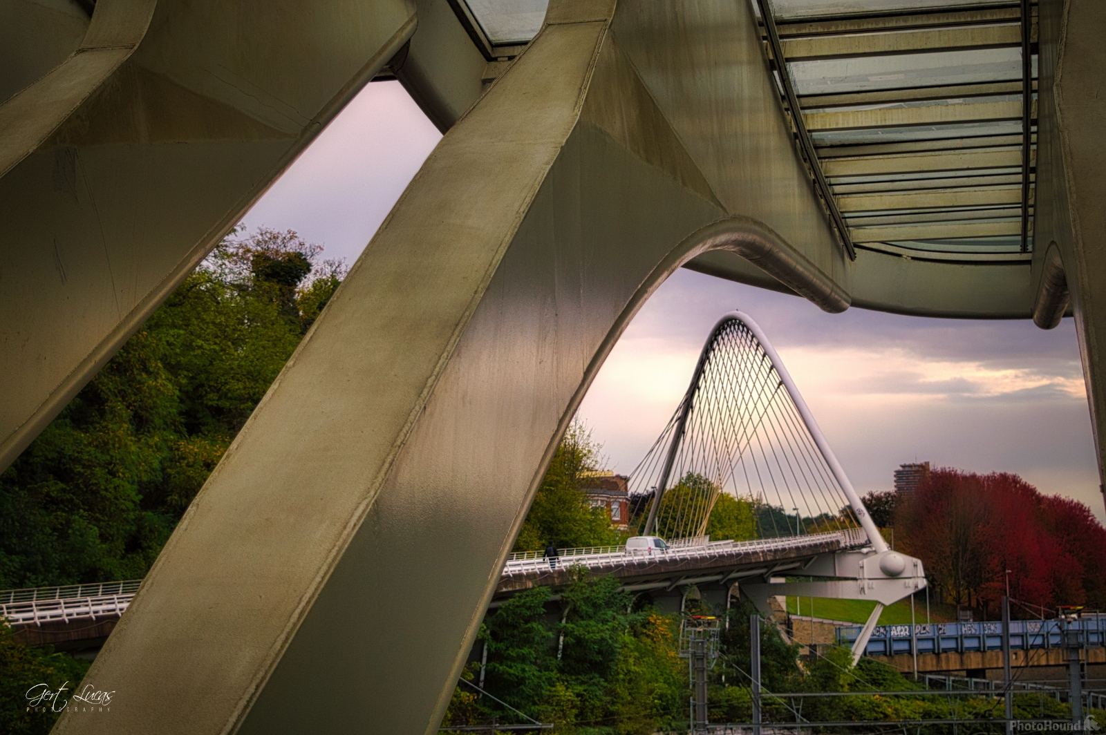 Image of Liege Guillemins Train Station by Gert Lucas
