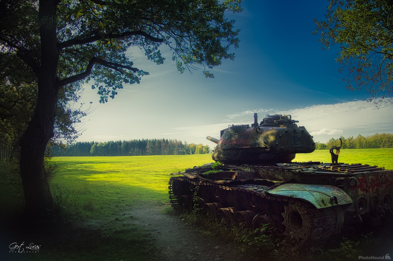 Image of Brander Wald Tank Graveyard by Gert Lucas