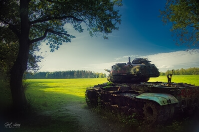 photography spots in Germany - Brander Wald Tank Graveyard