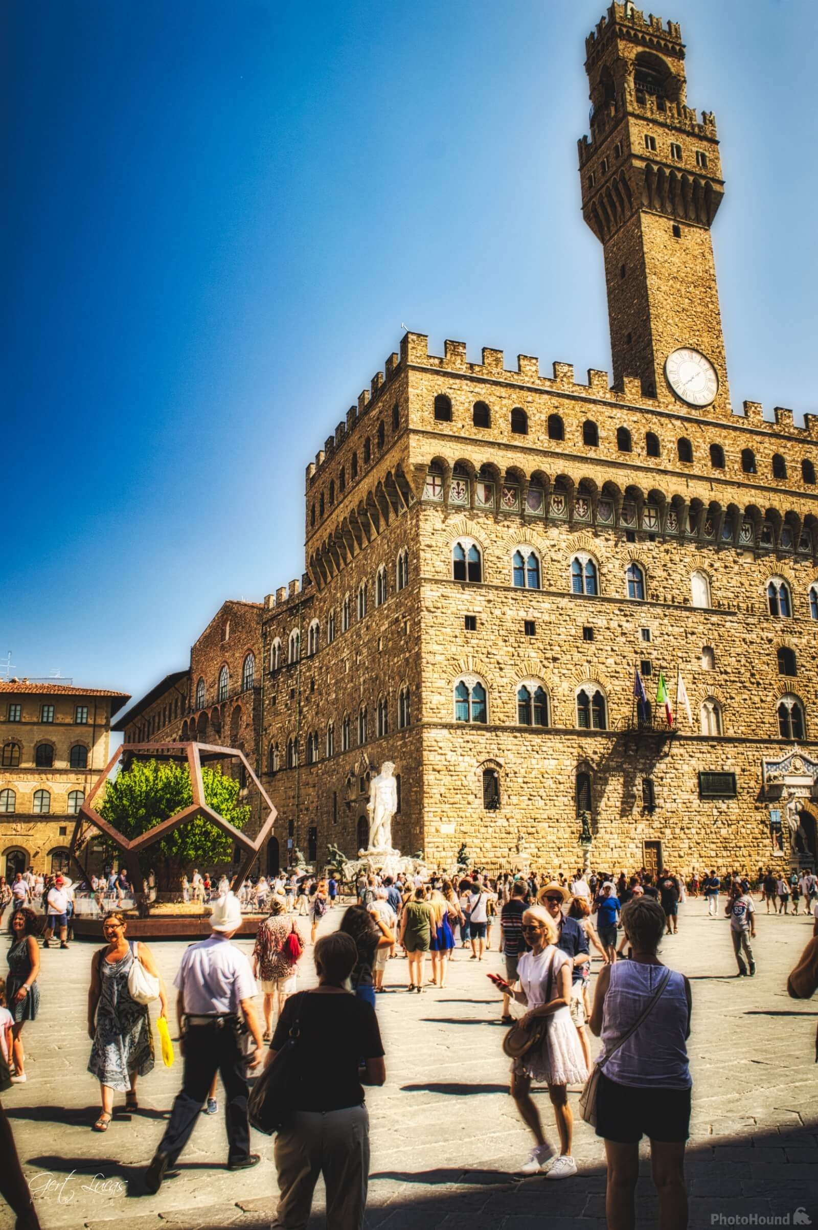 Image of Piazza della Signore & Palazzo Vecchio, Firenze by Gert Lucas