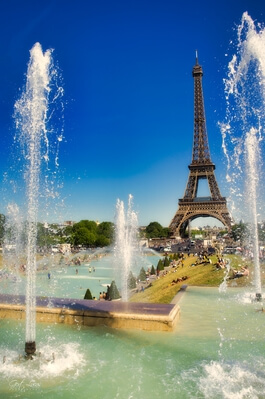 pictures of Paris - Trocadero Gardens, Paris