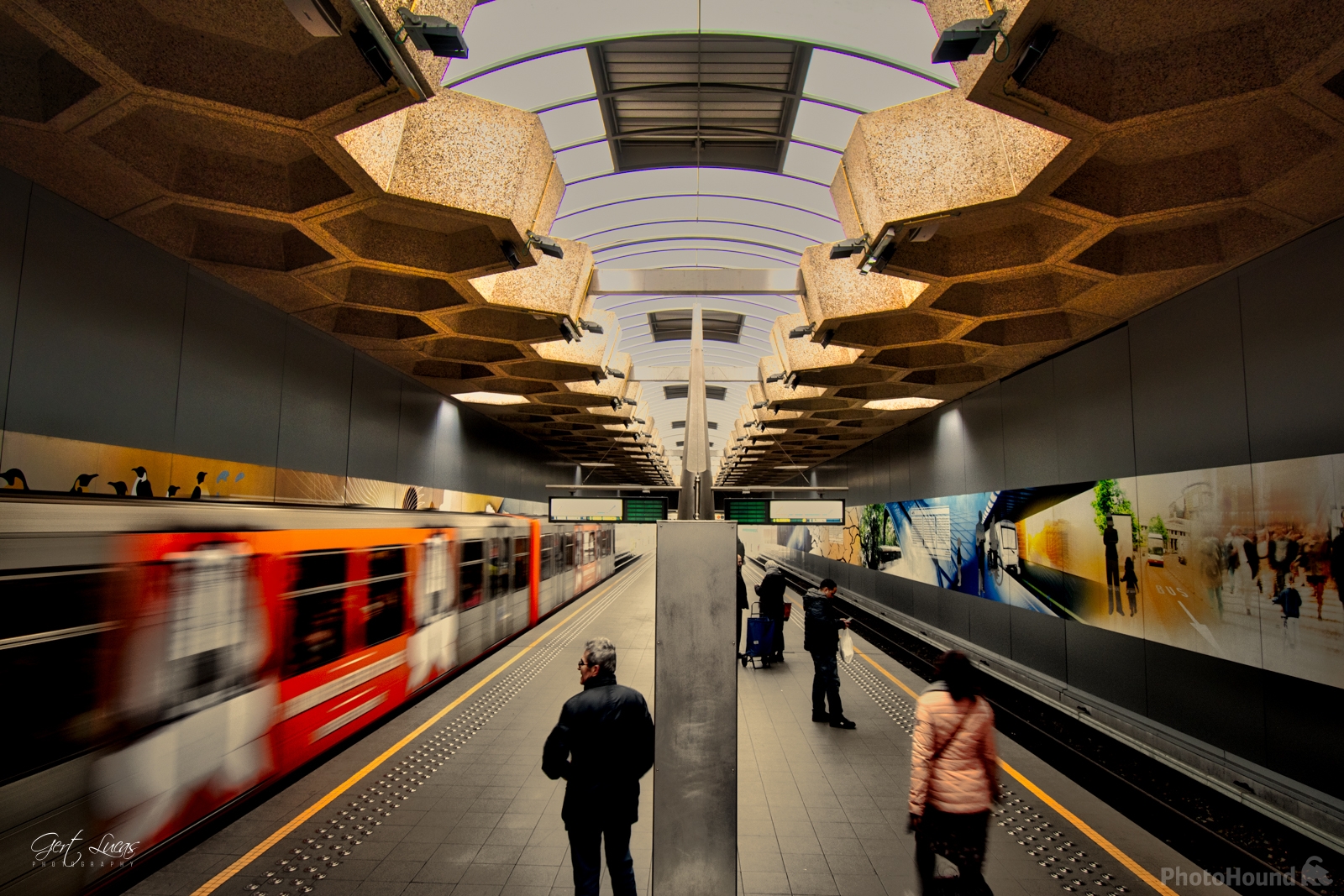 Image of Belgica subwaystation, Brussels by Gert Lucas