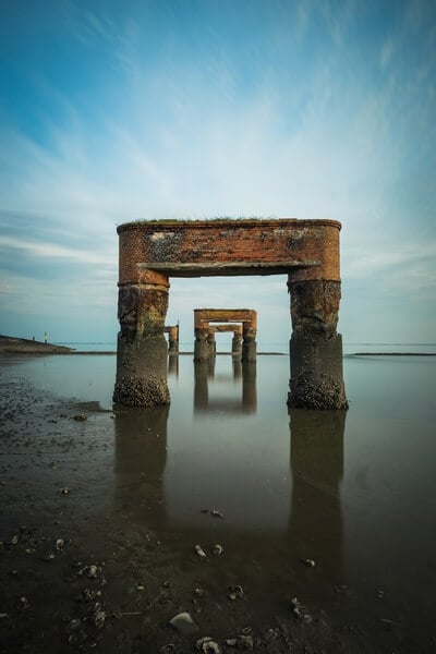 An old abandoned pier