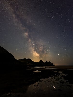 photography spots in Wales - Three Cliffs Bay