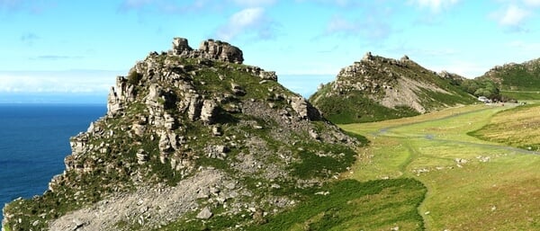 Valley of the Rocks panorama 


