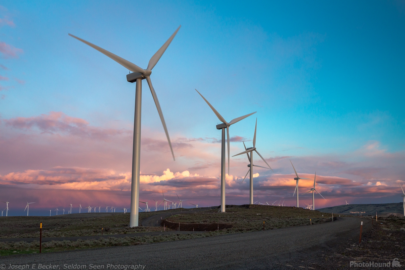 Image of Wild Horse Wind Farm by Joe Becker