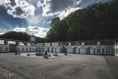 The stables at the Gardens of the Seneffe Castle