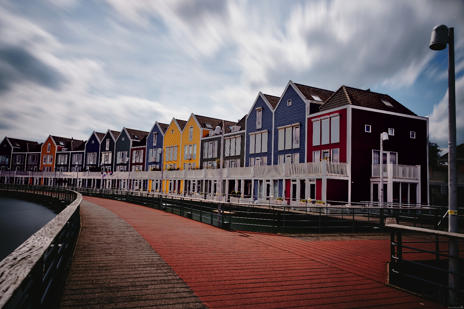 Image of Rainbow houses by Andries Jongsma
